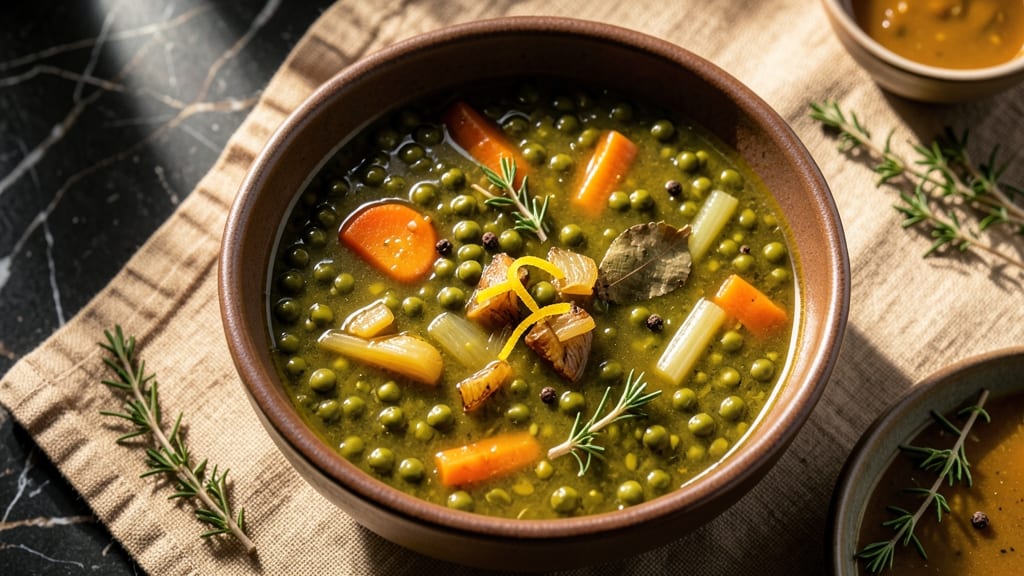 Ball Split Pea Soup Recipe: Creamy, Herbed Velvety Texture Without Heavy Cream
