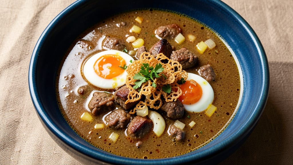 Bakuteh Soup Recipe: Lemon-Garlic Crunch Over Silken Egg Ribbons