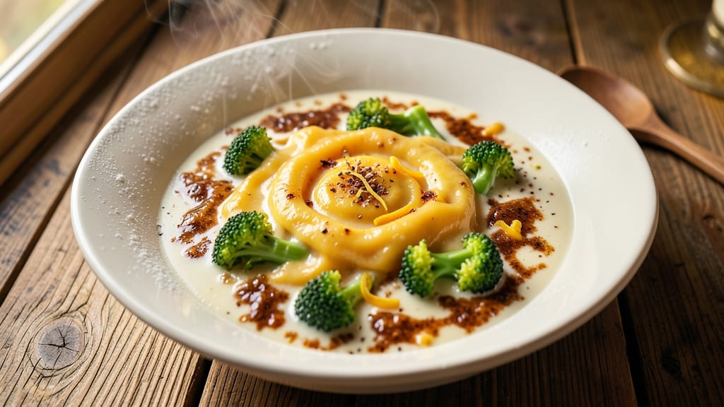 Applebee's Broccoli Cheese Soup Recipe: Velvety Cheese Swirls With Crispy Celery Crowns